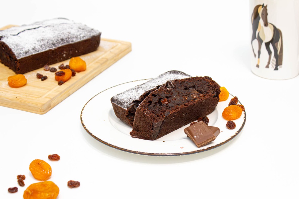 Постный кекс в духовке с изюмом