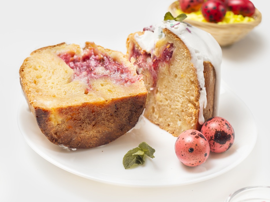 Кулич пасхальный с начинкой