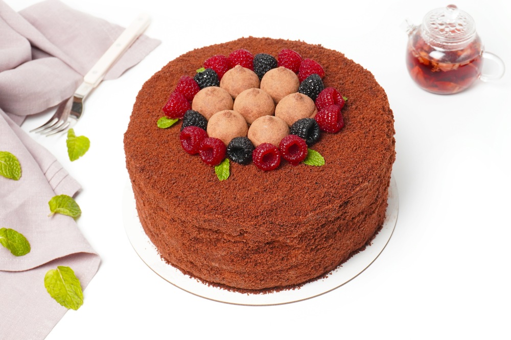 Домашний шоколадный торт классический