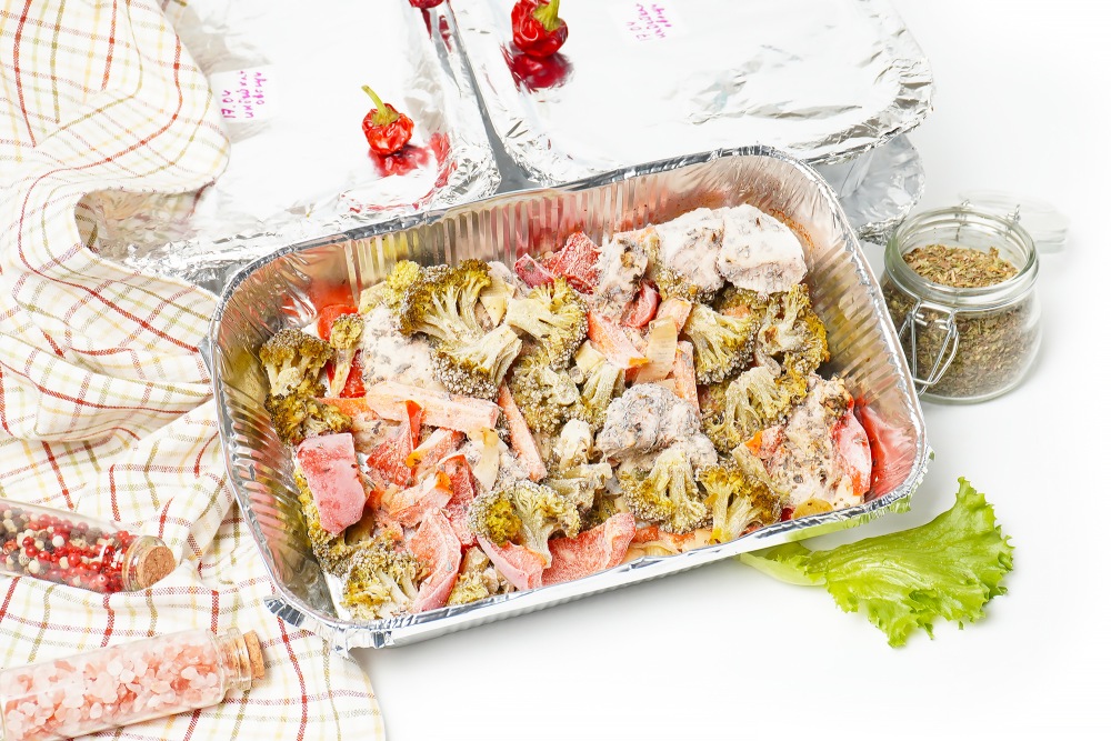 Индейка с овощами: заготовка в морозилку