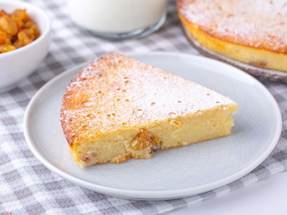 Кекс на молоке в духовке