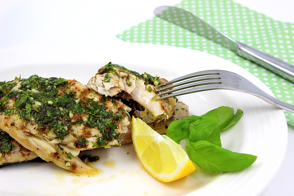 Скумбрия на сковороде-гриль быстро и вкусно