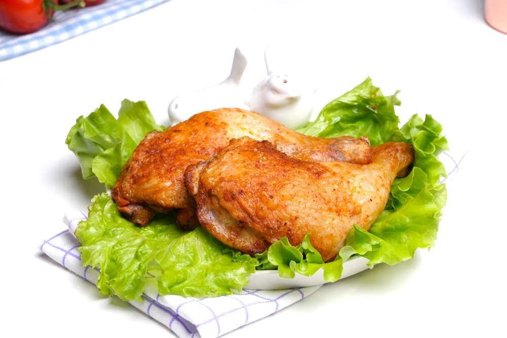 Куриные окорочка в аэрогриле с корочкой