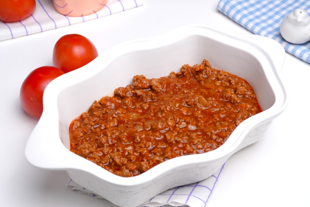 Подлива из фарша на сковороде