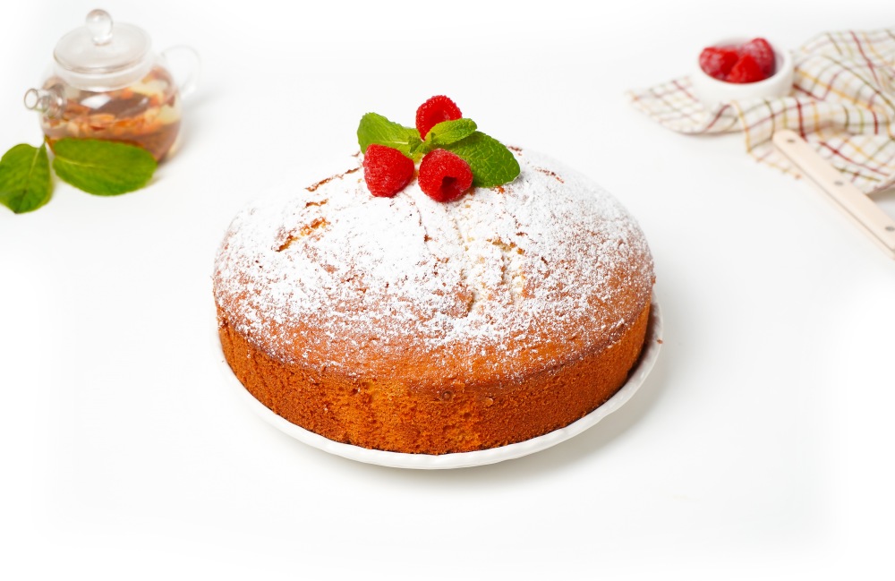 Молочный пирог на горячем молоке