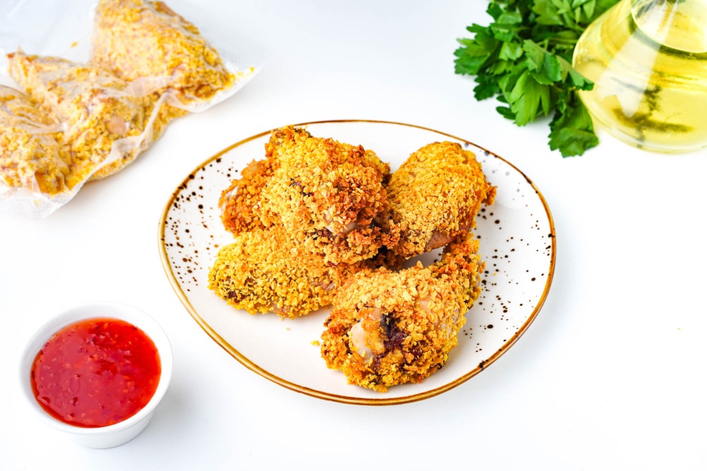 Крылья в панировке: заготовки из курицы