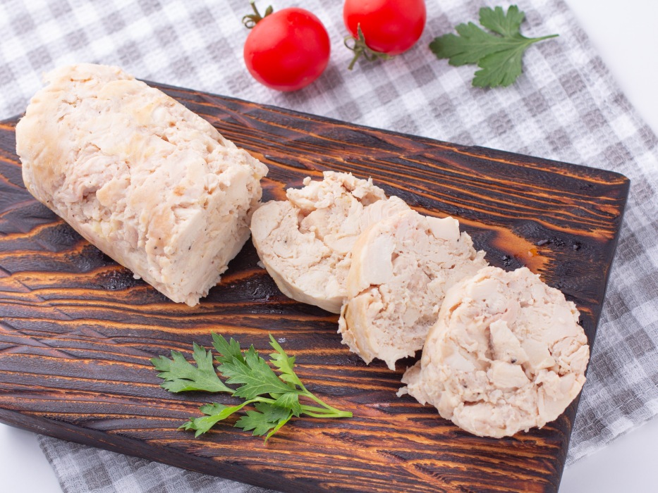 Домашняя куриная ветчина в духовке